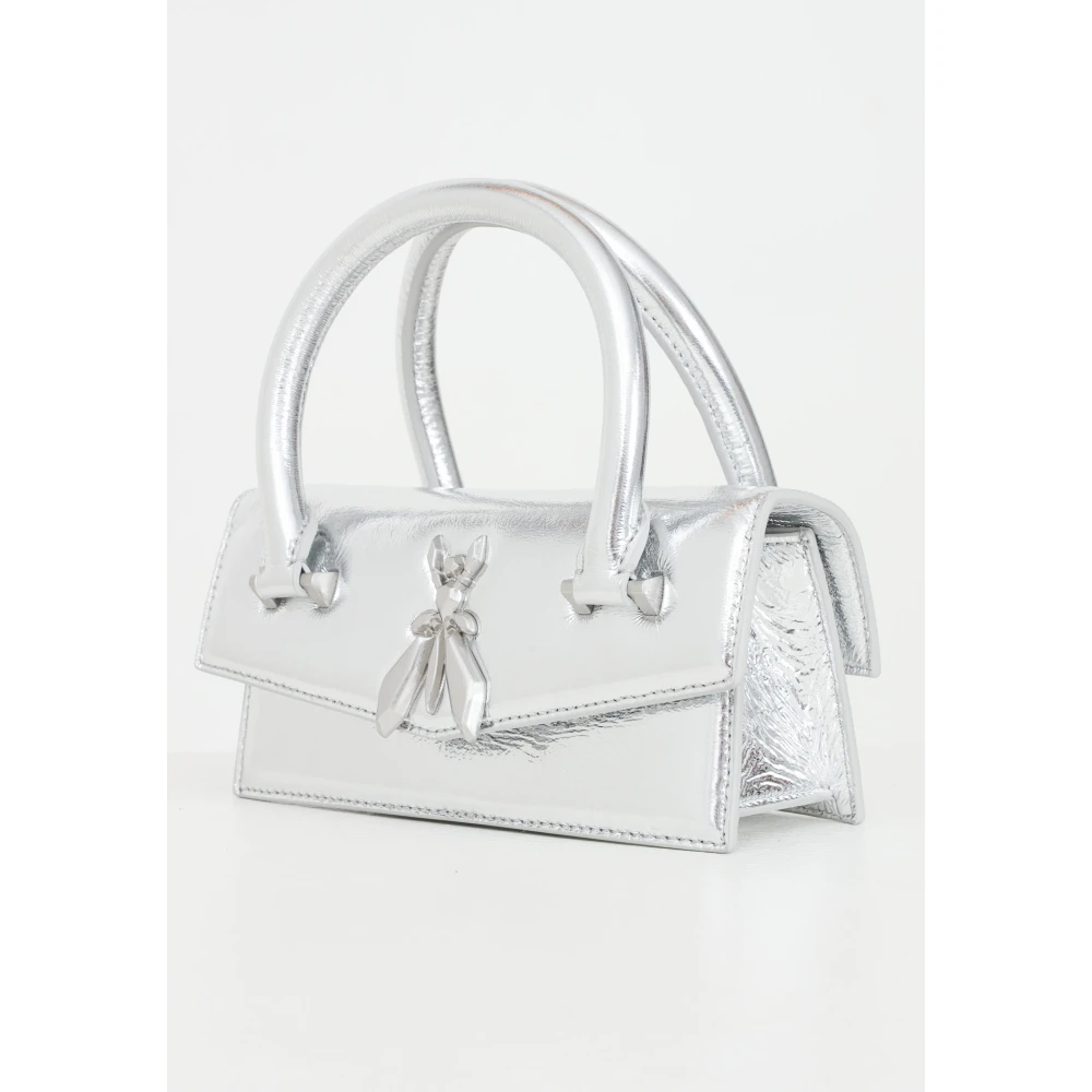 PATRIZIA PEPE Fly Bambi Zilveren Handtas Gray Dames