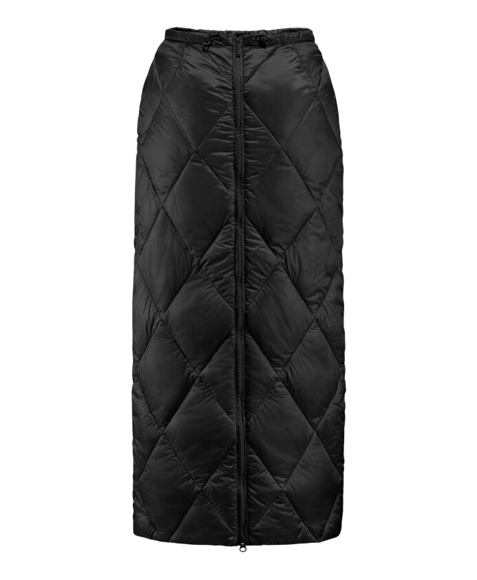jupe-en-nylon-brillant-avec-fermeture-eclair