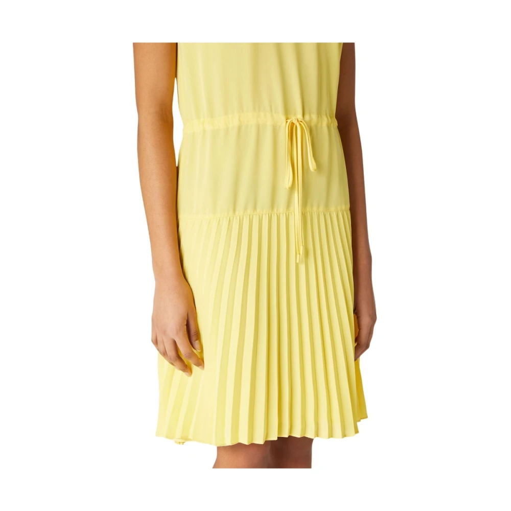 Trussardi Knielengte Jurk Yellow Dames