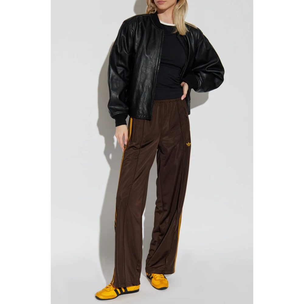 adidas Originals Broek met Logo Brown Dames