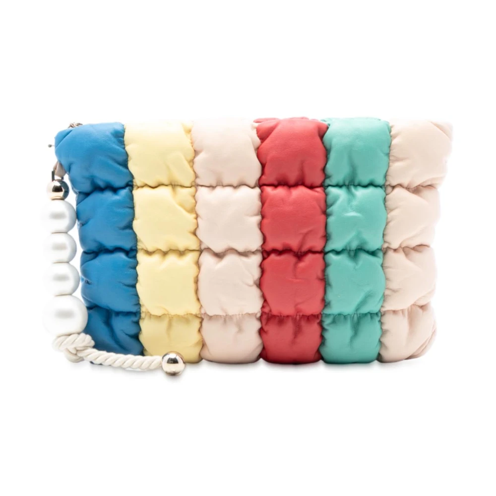 Chanel Vintage Women's Pre-Owned Puffy Quilted Clutch Bag