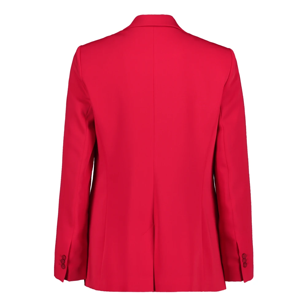 Betty & Co Elegante Business Blazer met Zakken Red Dames