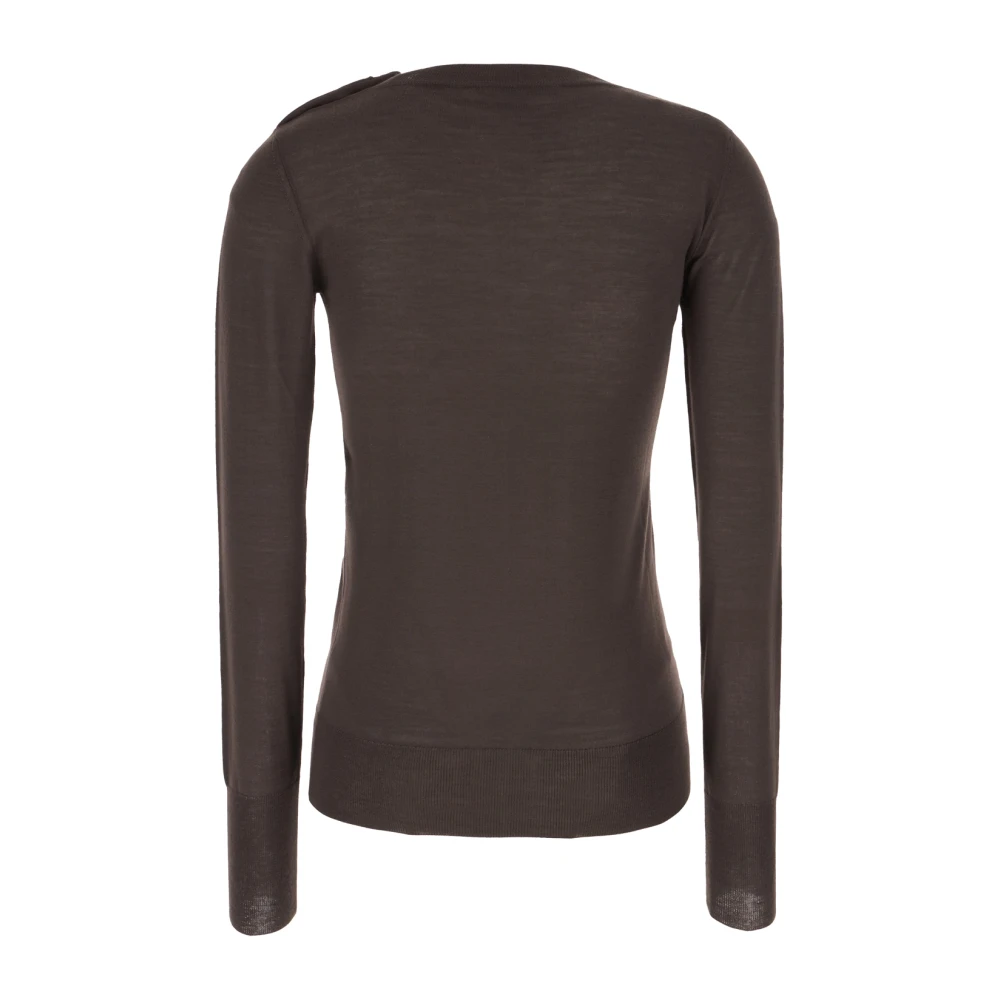 Stella Mccartney Stijlvolle Breigoed Collectie Brown Dames