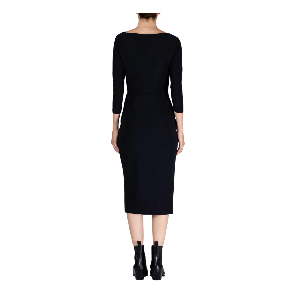 Chiara Boni Stretch Jersey Jurk Black Dames
