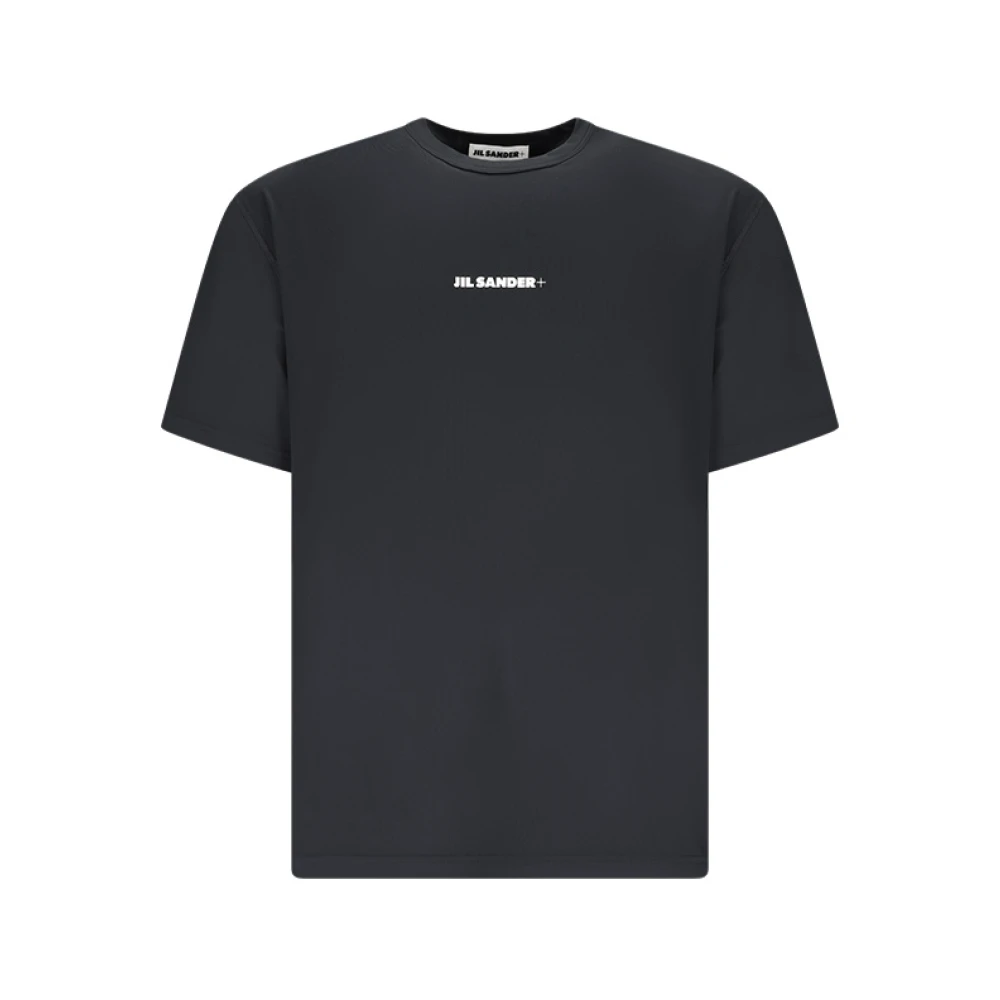Jil Sander Men's Black T-Shirts, M, T-Shirt Sportiva Con Stampa