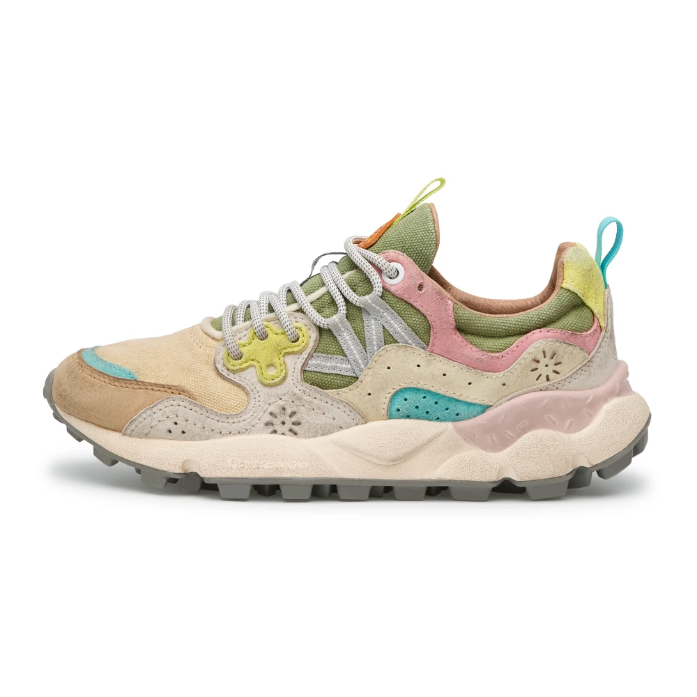 Flower Mountain Women's Multicolor Sneakers, 3 Uk, Yamano 3 Trainers