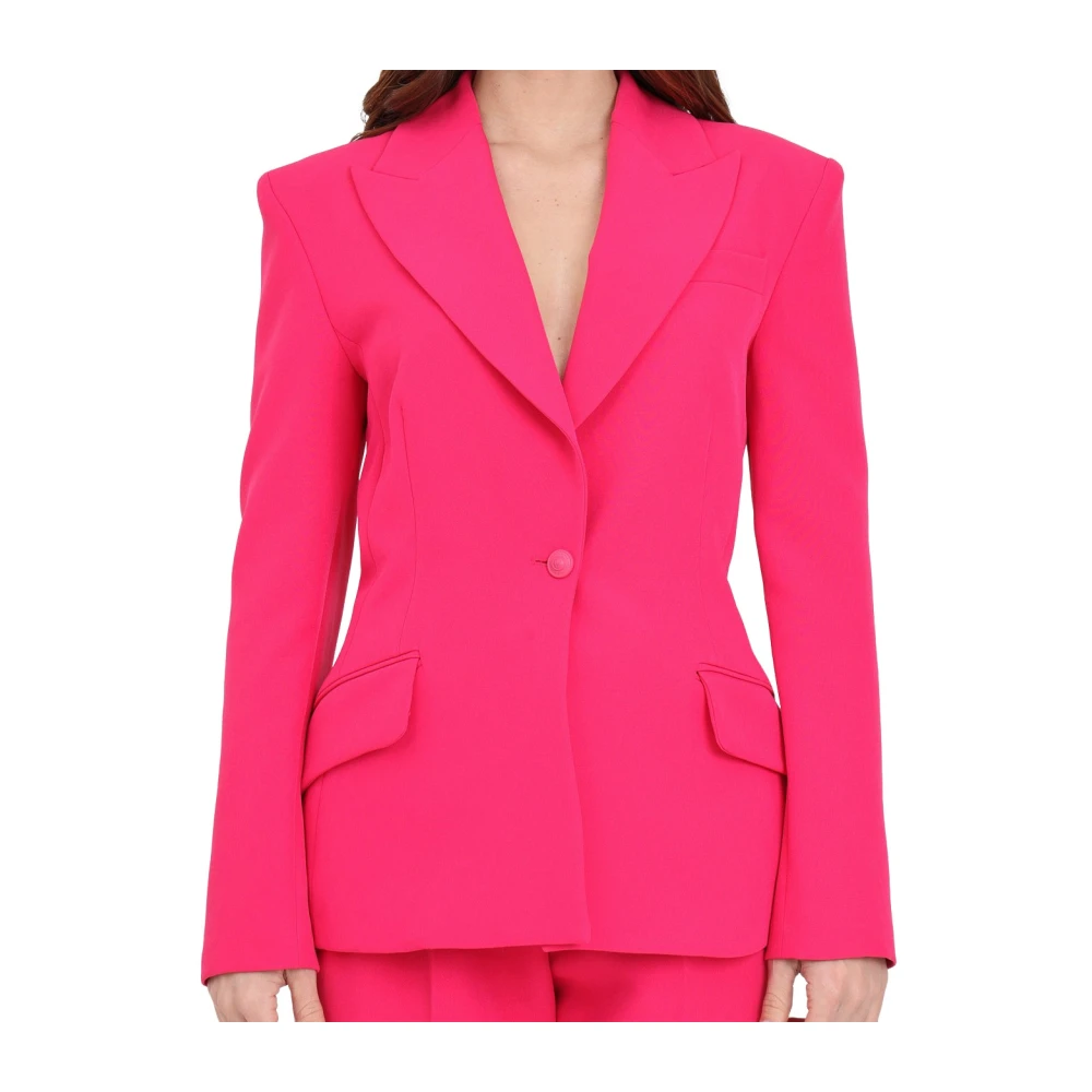 Versace Jeans Couture Fuchsia Blazer voor Vrouwen Pink Dames