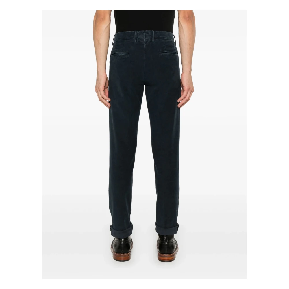 Incotex Blauwe Slim Fondo Slacks Blue Heren