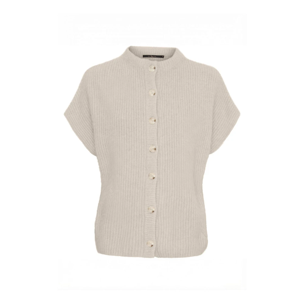 Btfcph Women's Beige Shirts, Xs, Cashmere Raccoon Cardigan
