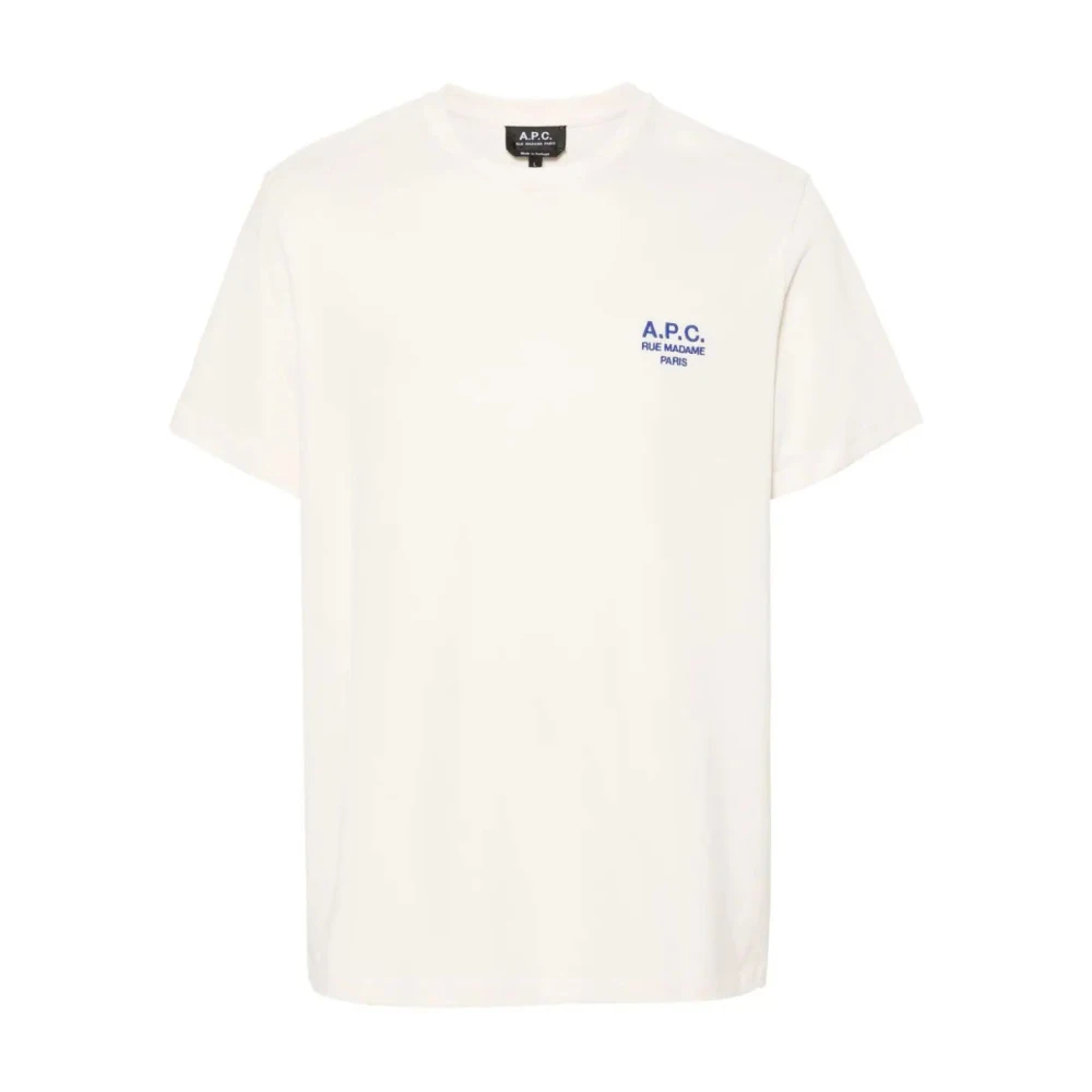 A.p.c. Witte Raymond T-Shirt White Heren