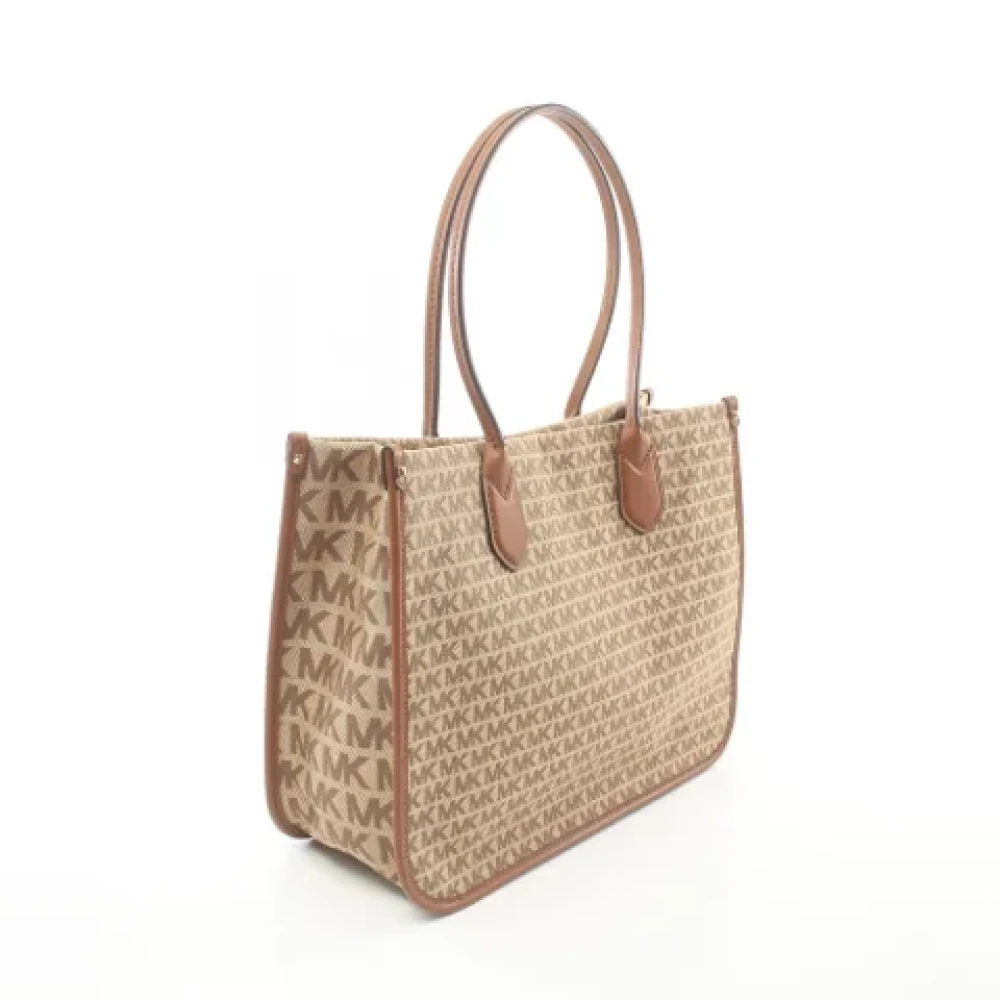 Michael Kors Pre-owned Canvas shoulder-bags Beige Dames