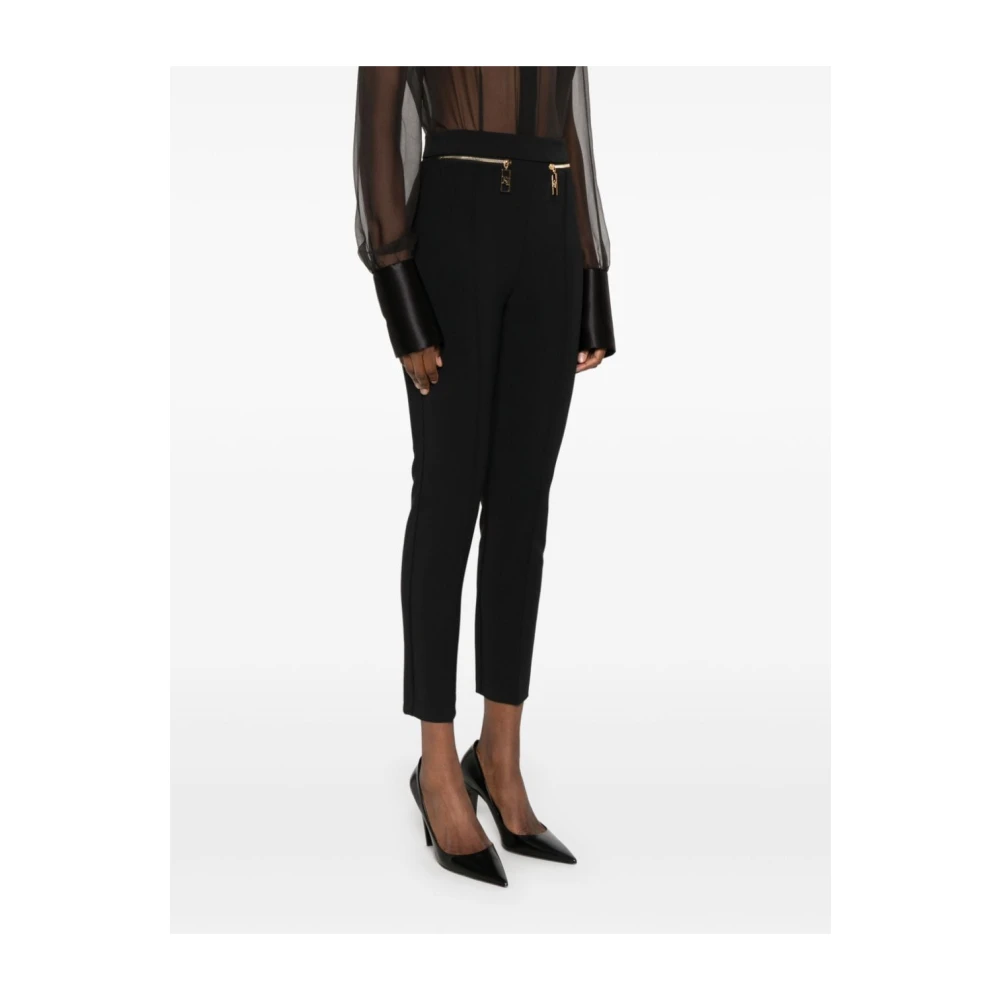 Elisabetta Franchi Nero Broek Aw24 Damesmode Black Dames