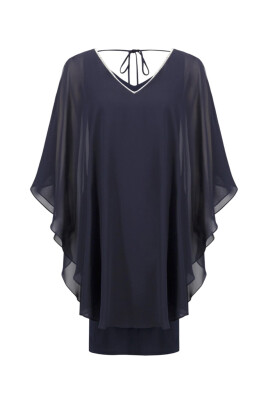 elegant-cape-sleeve-cocktail-dress