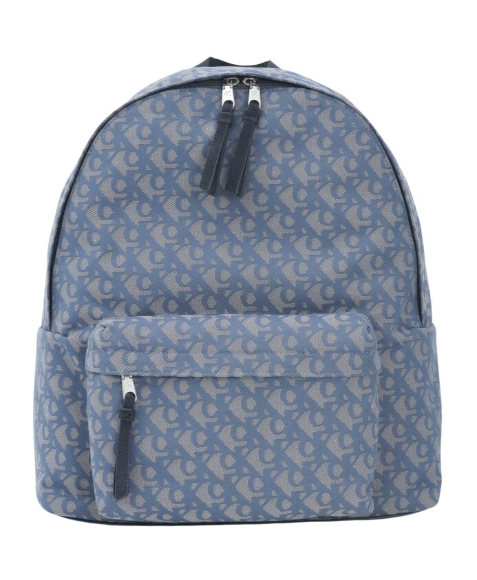 sac-a-dos-bleu-en-tissu-monogramme