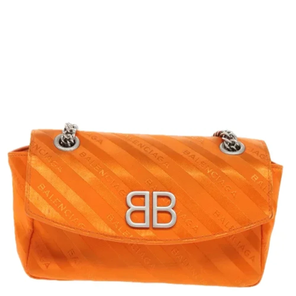 Balenciaga Vintage Pre-owned Fabric balenciaga-bags Orange Dames