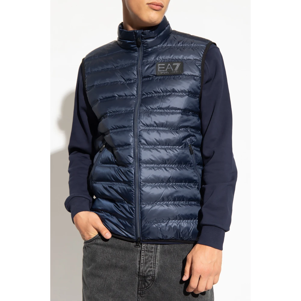 Emporio Armani EA7 Donsvest Blue Heren