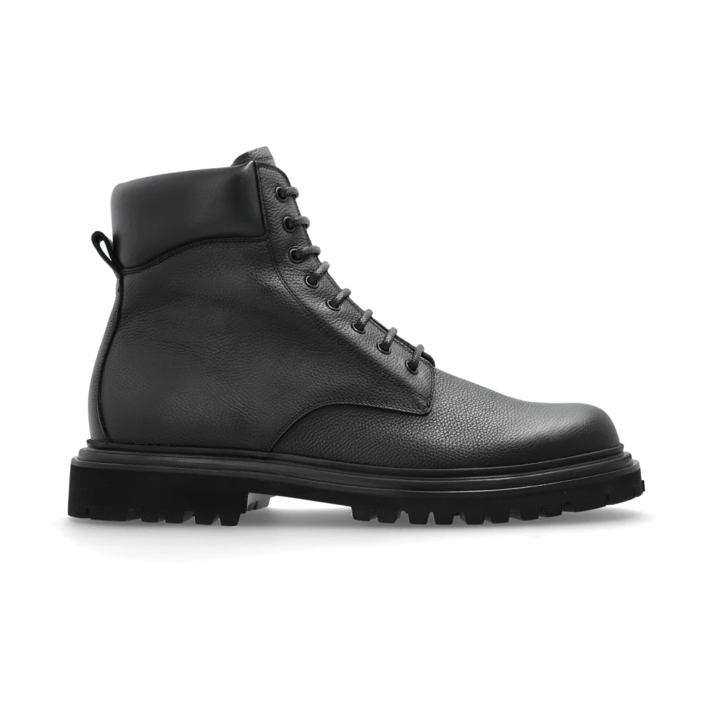 Dolce & Gabbana Hombre Negro - Botines De Cuero - Shoes - 43 Eu