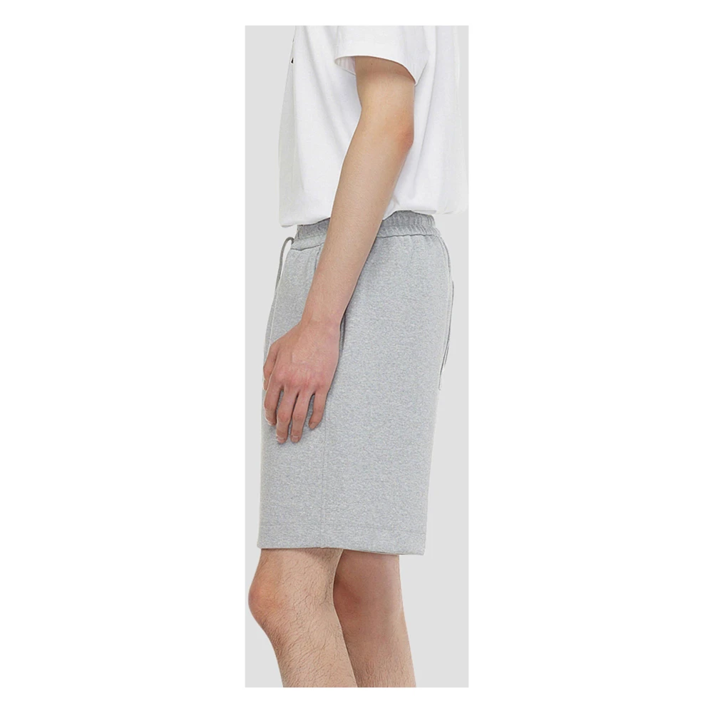 MCM Shorts Essential in Romanit met Logo Gray Heren
