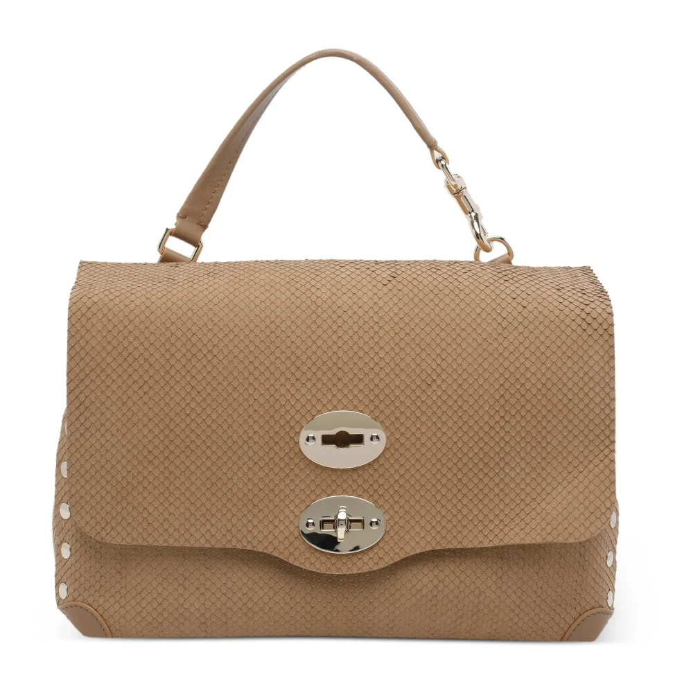Zanellato Women's Beige Postina Amoretto Suede Tote Bag