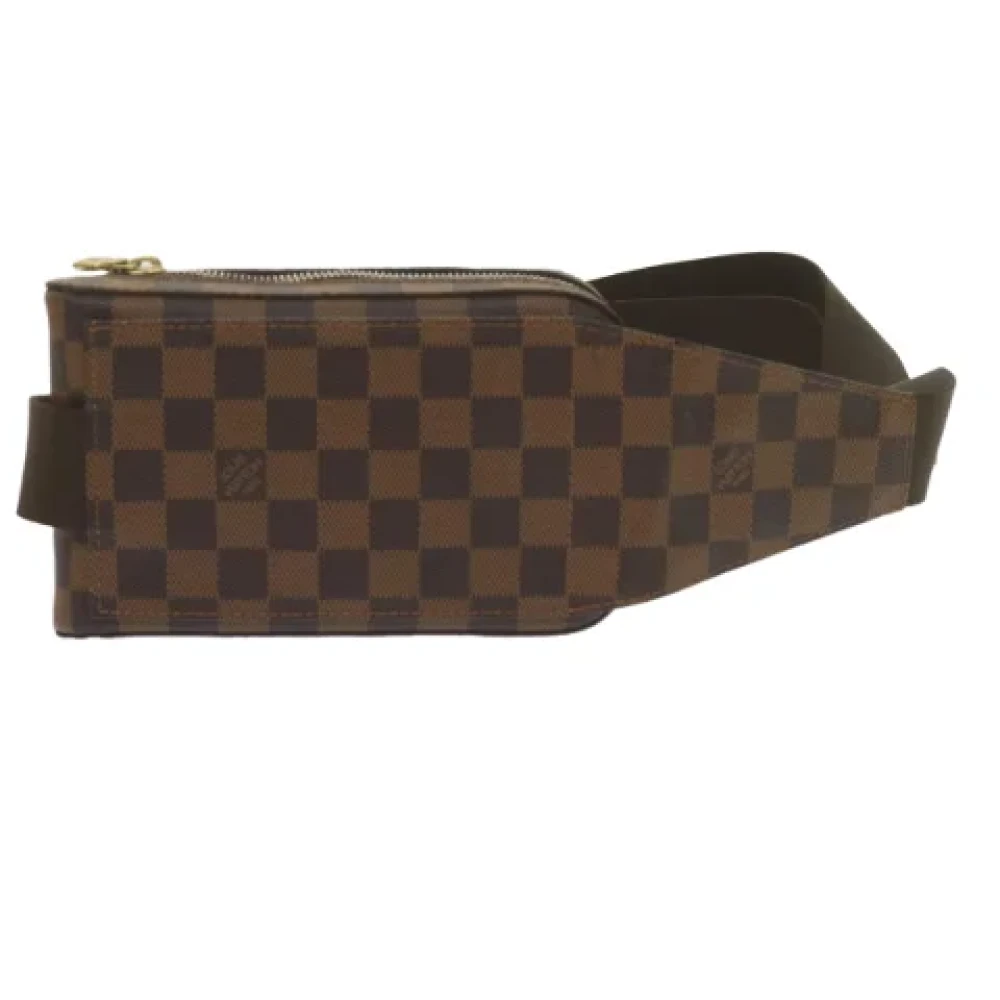 Louis Vuitton Vintage Pre-owned Canvas shoulder-bags Brown Dames