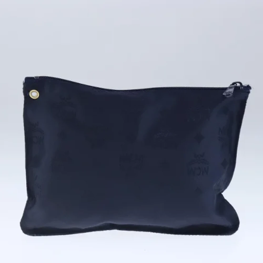 MCM Pre-owned Nylon handbags Blue Dames