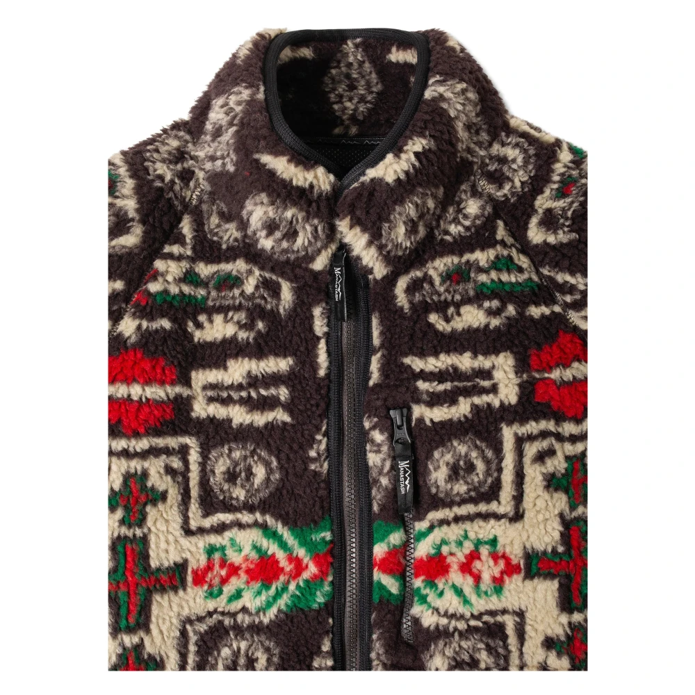 Manastash Chimayo Fleece Jas Bruin Multicolor Heren