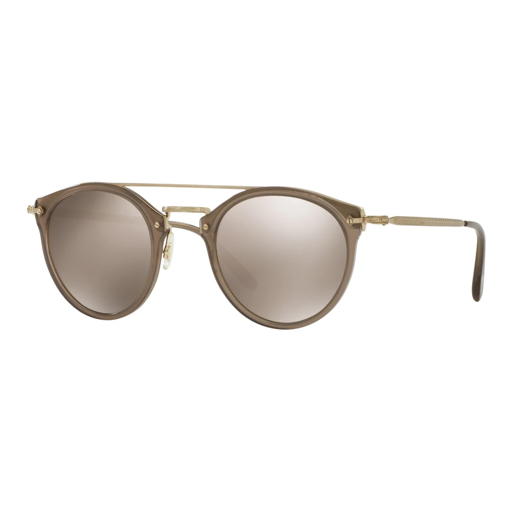 Oliver Peoples Unisex Gray Sunglasses, 50 Mm, Taupe Mirror Sunglasses Remick Ov
