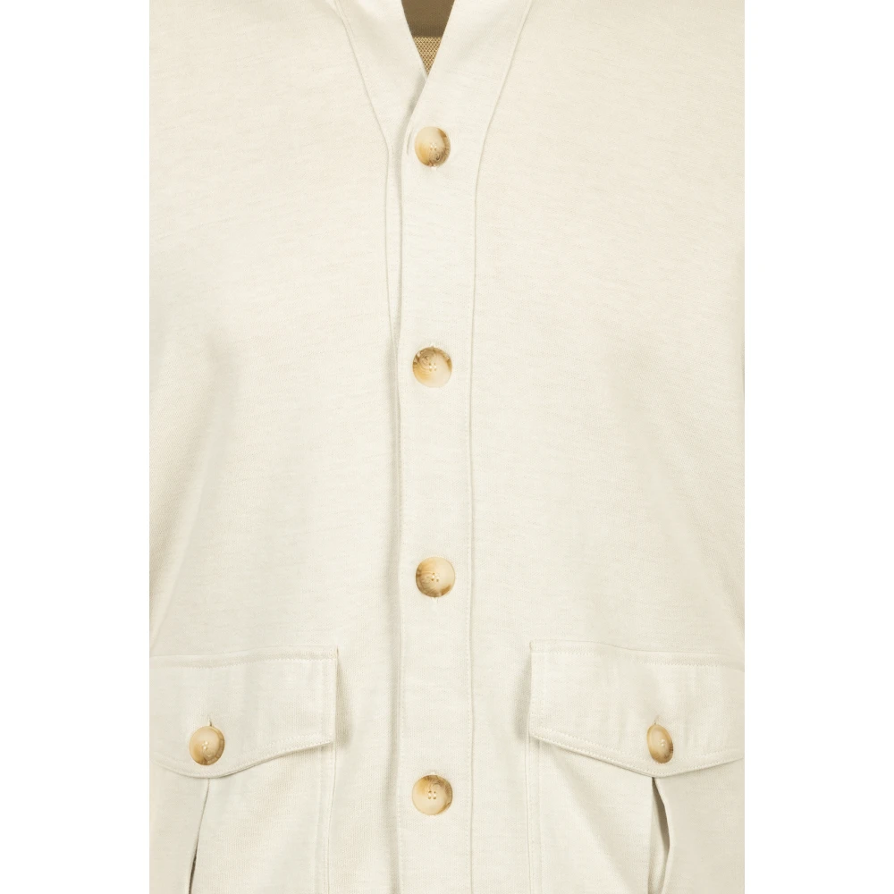 Gran Sasso Witte Jas Blusotto Corana ML White Heren