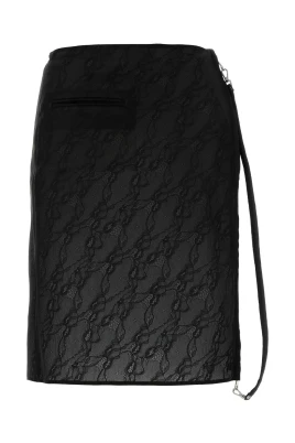 Zipped Lace Skirt