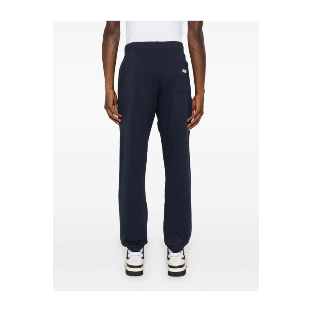 Autry Navy Blauw Katoenen Sportieve Broek Blue Heren