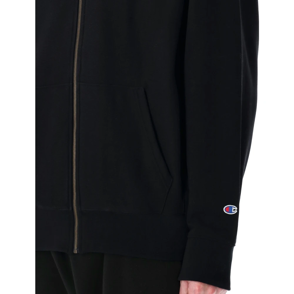 Champion Ritssluiting Hoodie Black Heren