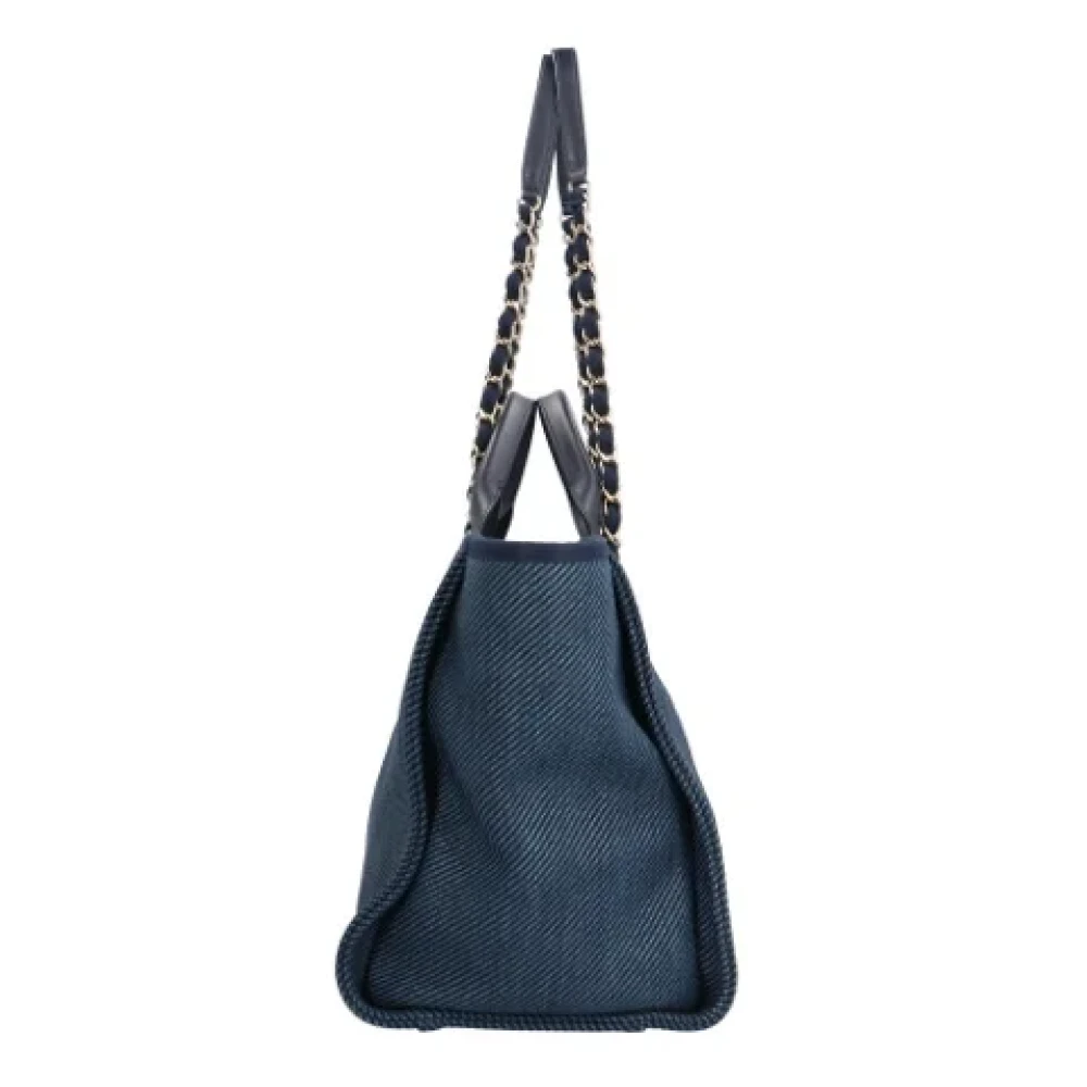 Chanel Vintage Pre-owned Fabric chanel-bags Blue Dames