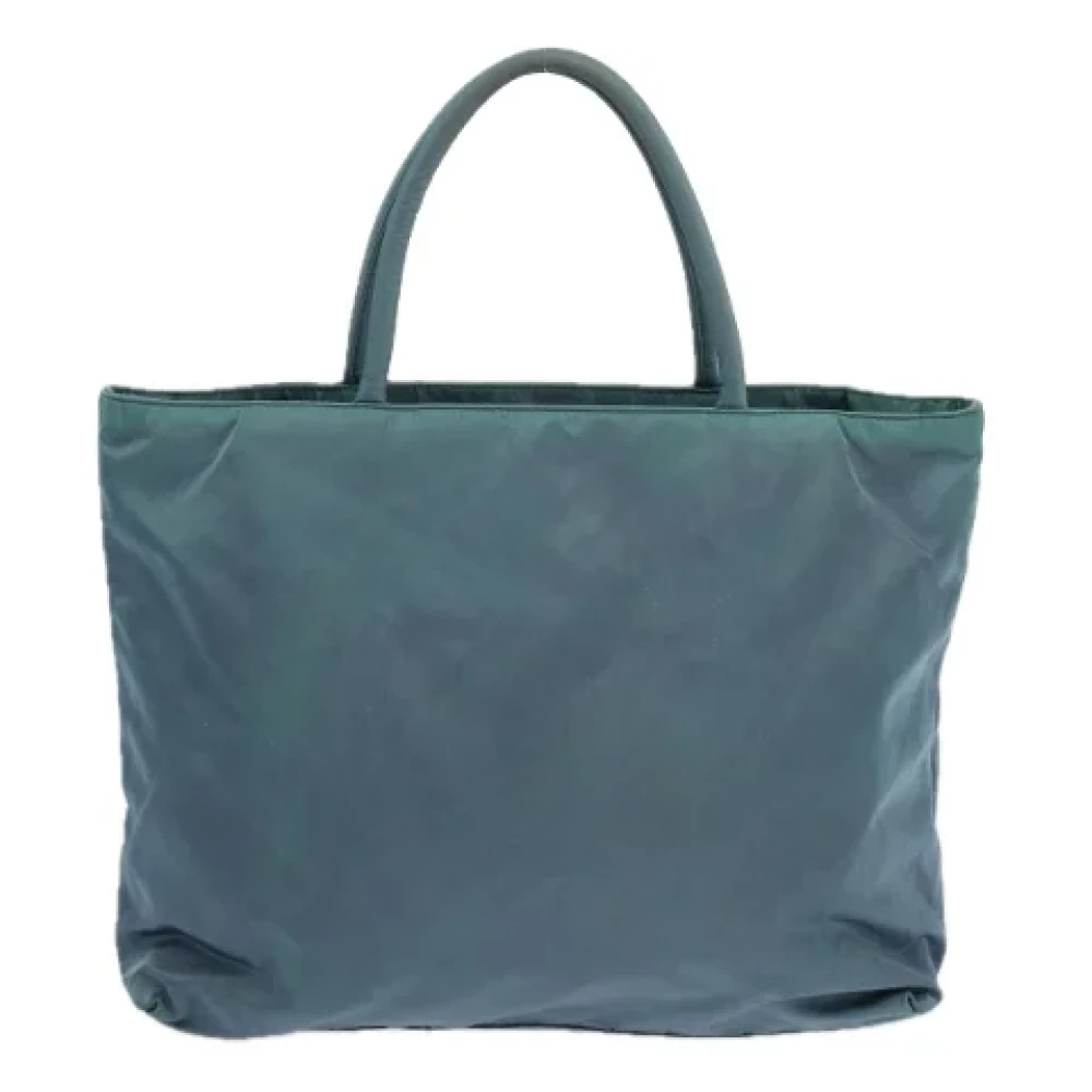 Prada Vintage Pre-owned Nylon totes Blue Dames