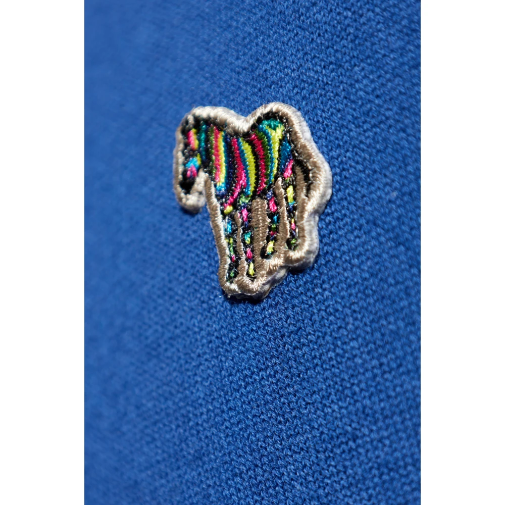 PS By Paul Smith Cardigan met logo Blue Heren