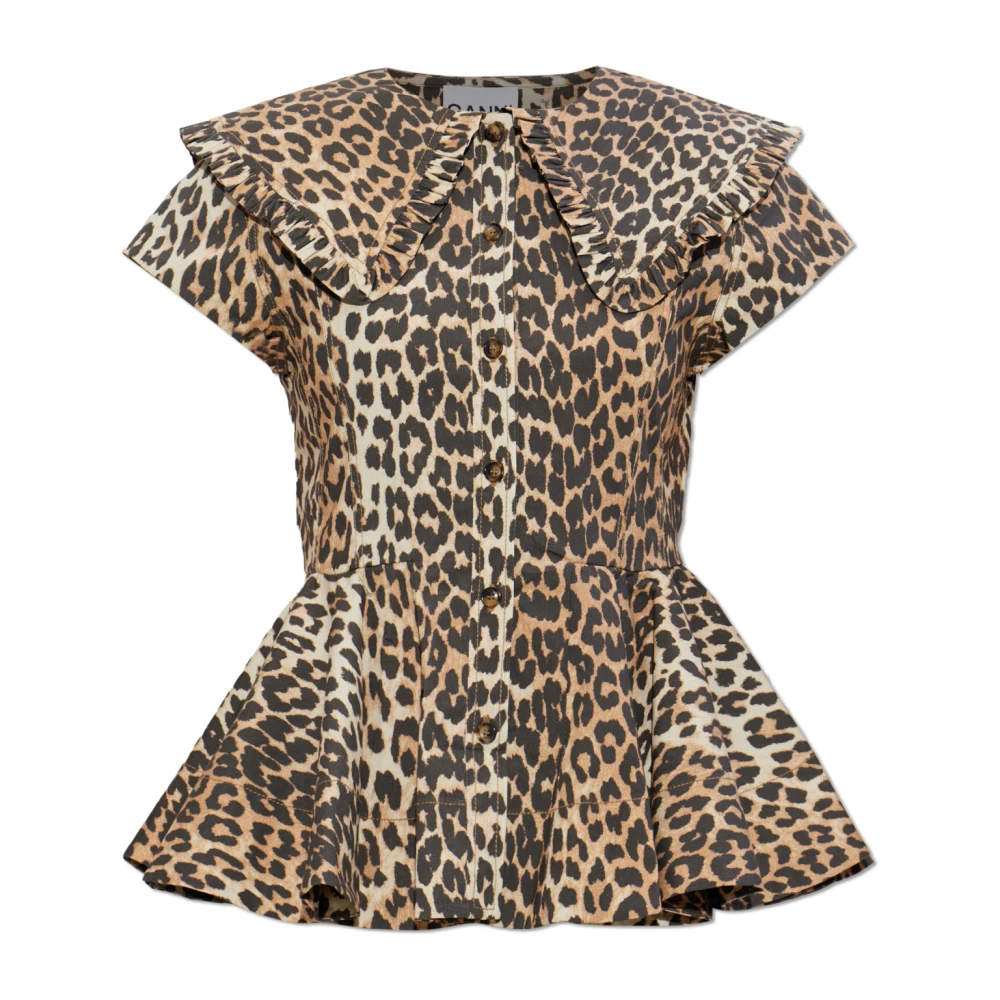 Ganni Donna Beige Camicette S, New,