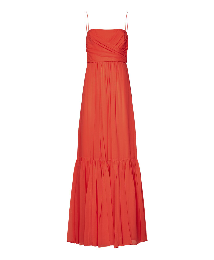 robe-maxi-en-soie-corail