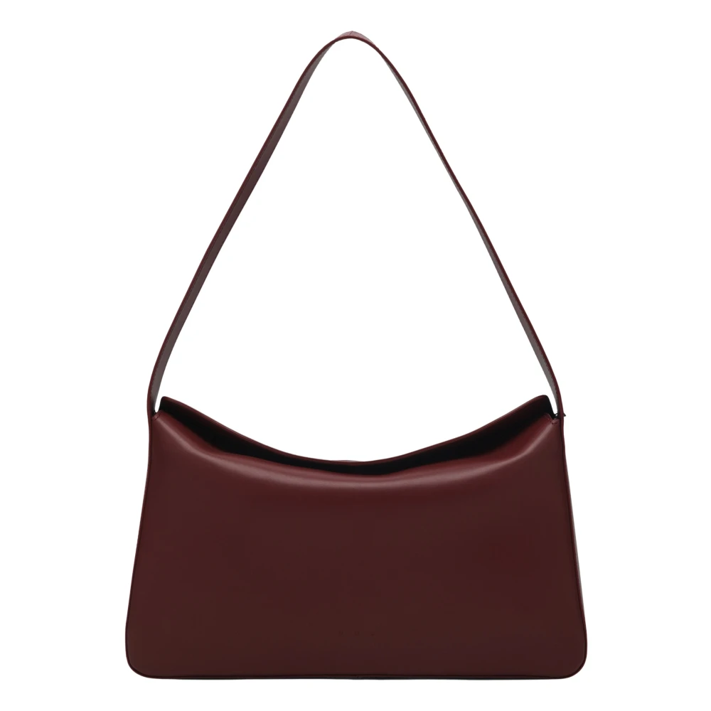 Aesther Ekme Zachte Baguette Schoudertas Red Dames