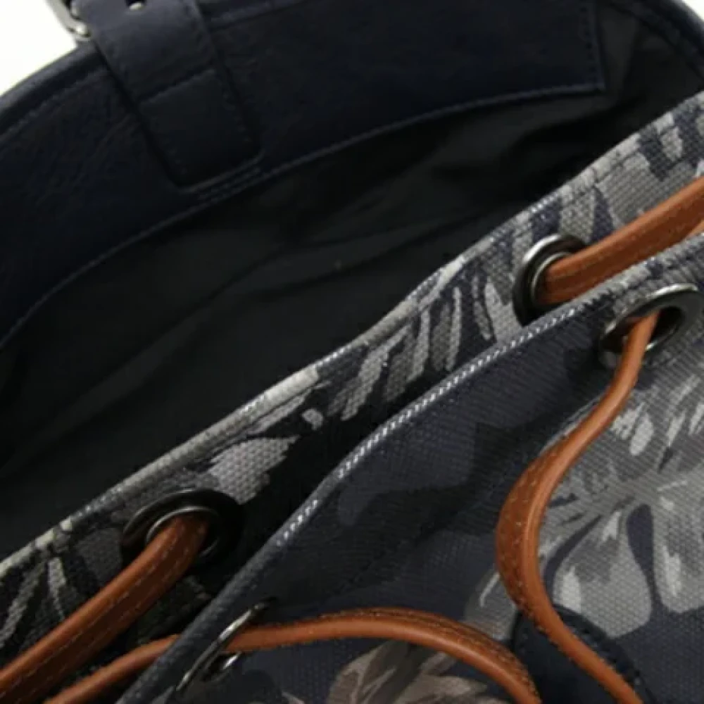 Coach Pre-owned Coated canvas backpacks Blue Dames