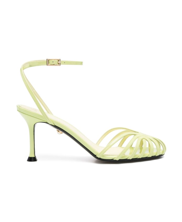 sandales-a-talon-haut-vert-lime