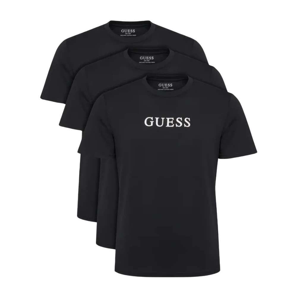 Guess Herren Schwarz T-Shirt-Set U6gg04 Regular Fit - Bild 2