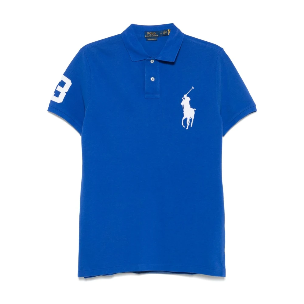 Polo Ralph Lauren Blauwe T-shirts en Polos Blue Heren