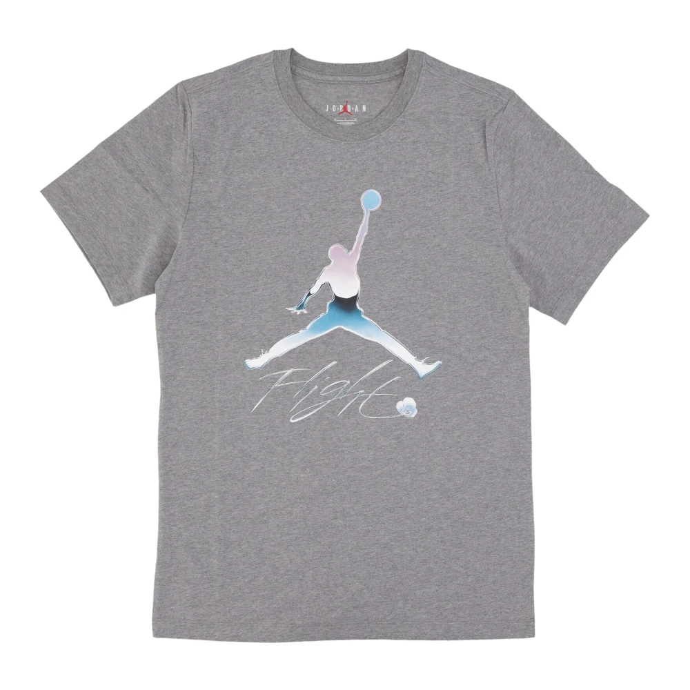 Jordan Men's Gray Training T-Shirts & Tops, Xl, Crew Neck T-Shirt