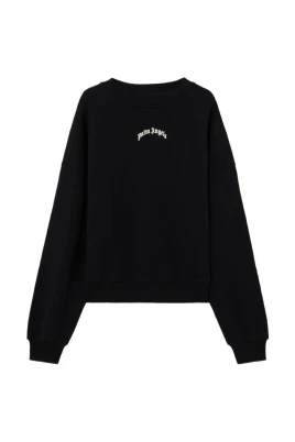 Back Curved Logo Loose Sweatshirt