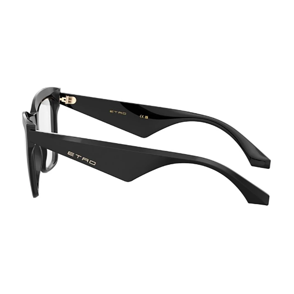 ETRO Zwarte Optische Monturen Elegante Stijl Black Dames