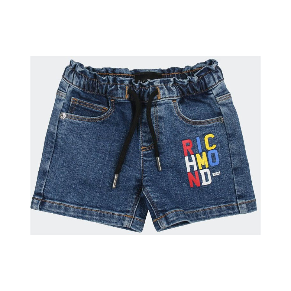 Bermuda in jeans con elastico in vita Richmond Shorts Miinto