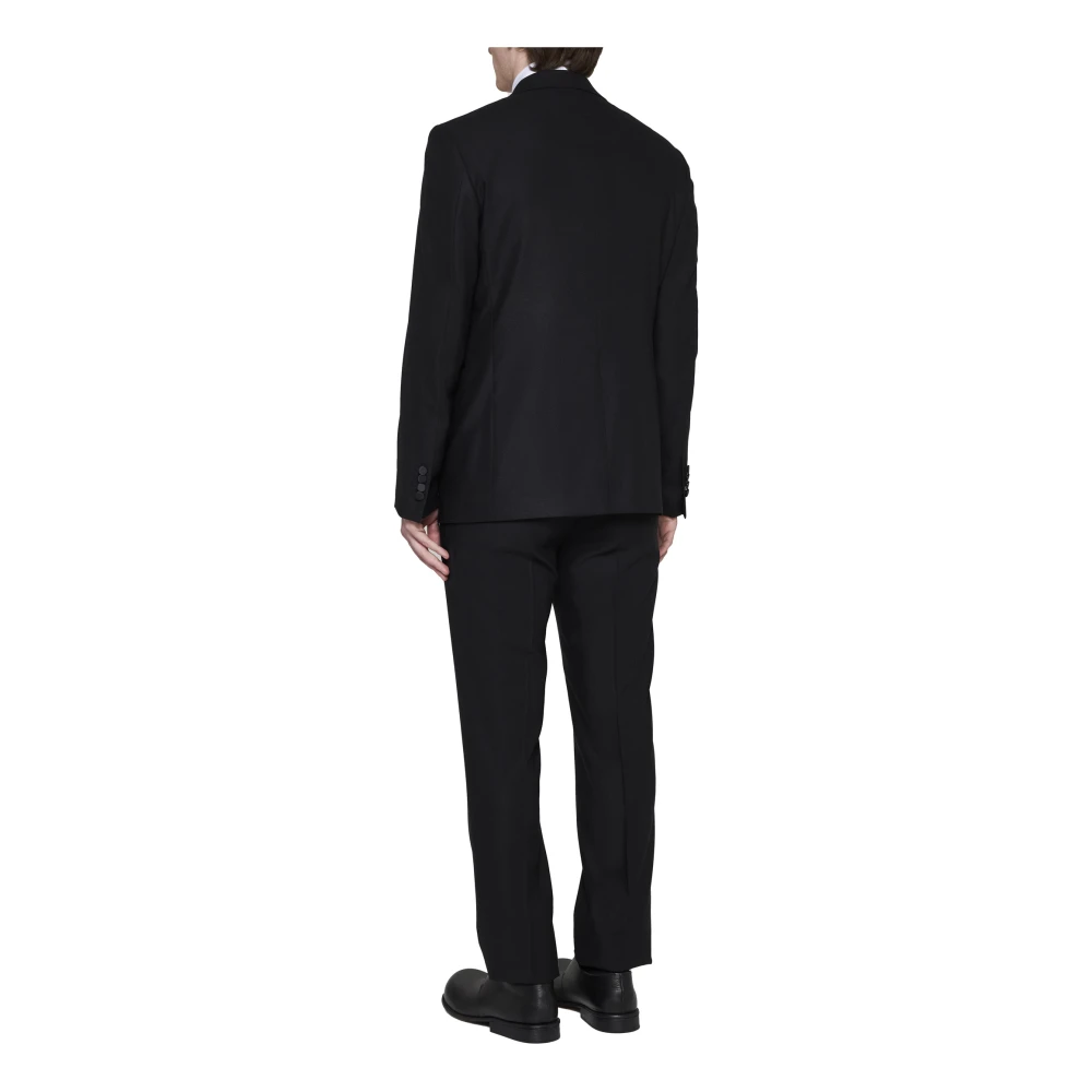 Tagliatore Zwarte Elegante Jurk Black Heren