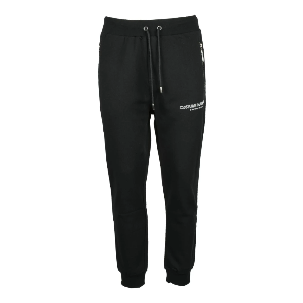 Costume National Moderne Katoenen Broek Black Heren