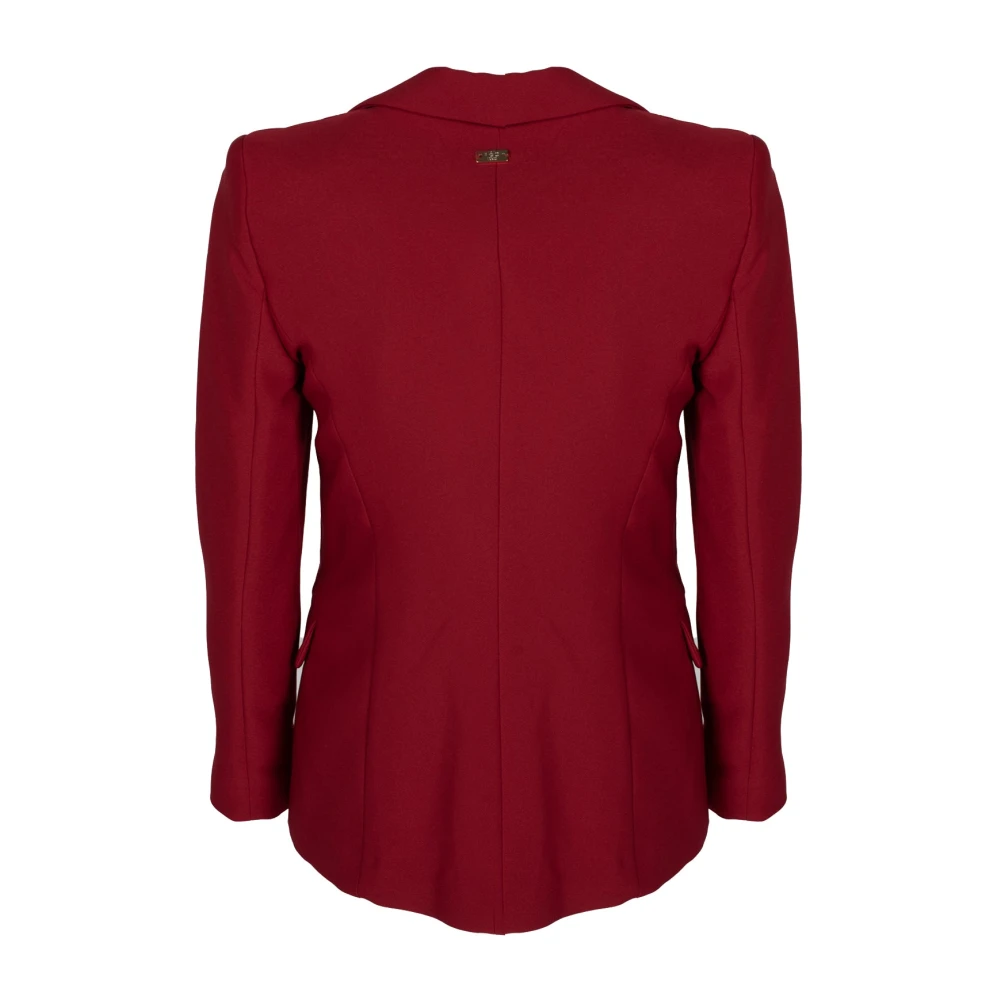 Liu Jo Klassieke Aansluitende Blazer Red Dames