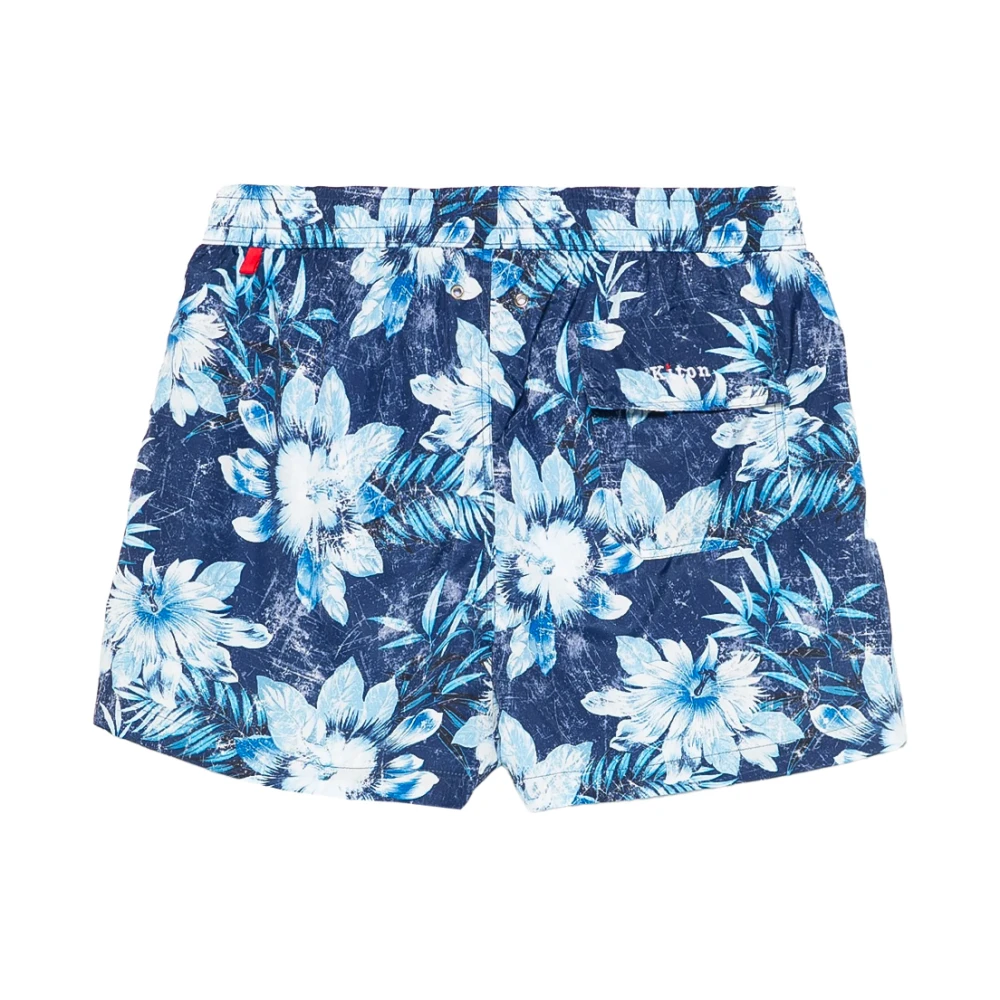 Kiton Blauwe Strandkleding voor Mannen Blue Heren