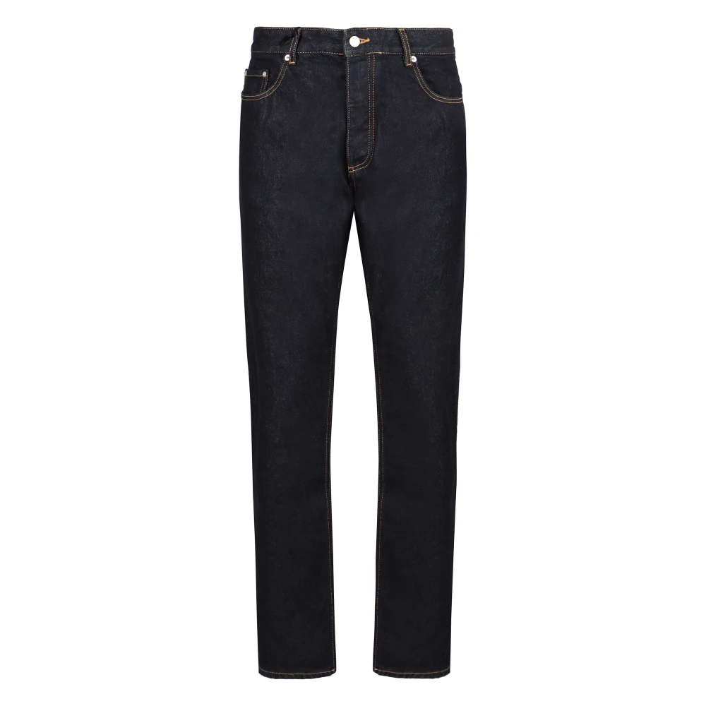 Icon Denim Straight-leg Jeans met Metalen Klinknagels Blue Heren